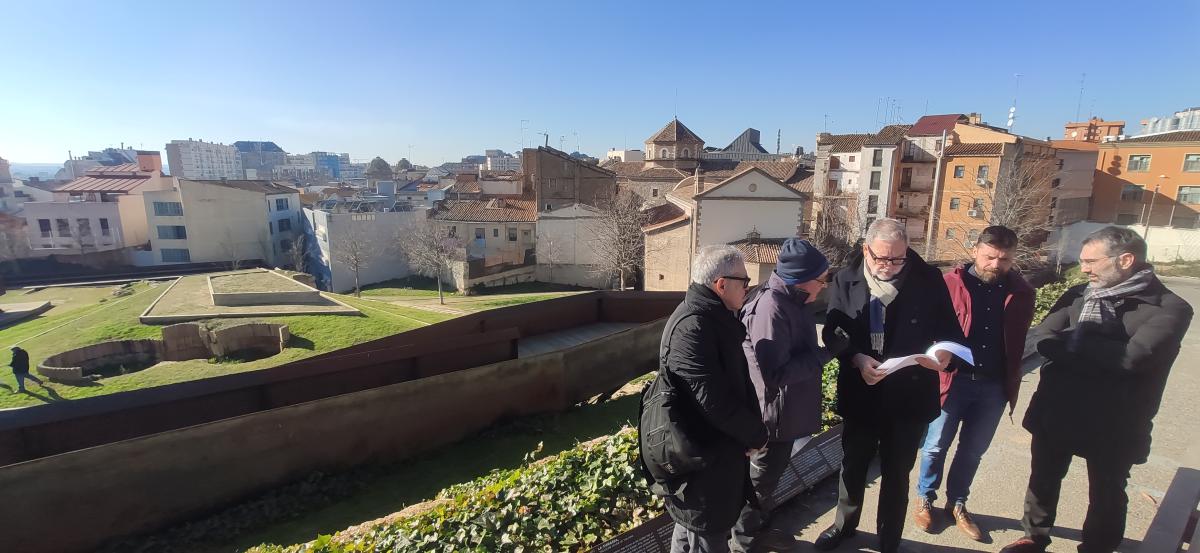 visita alcalde Lleida jardins cuirassa