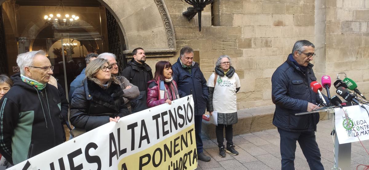 premsa plataforma Lleida contra la MAT