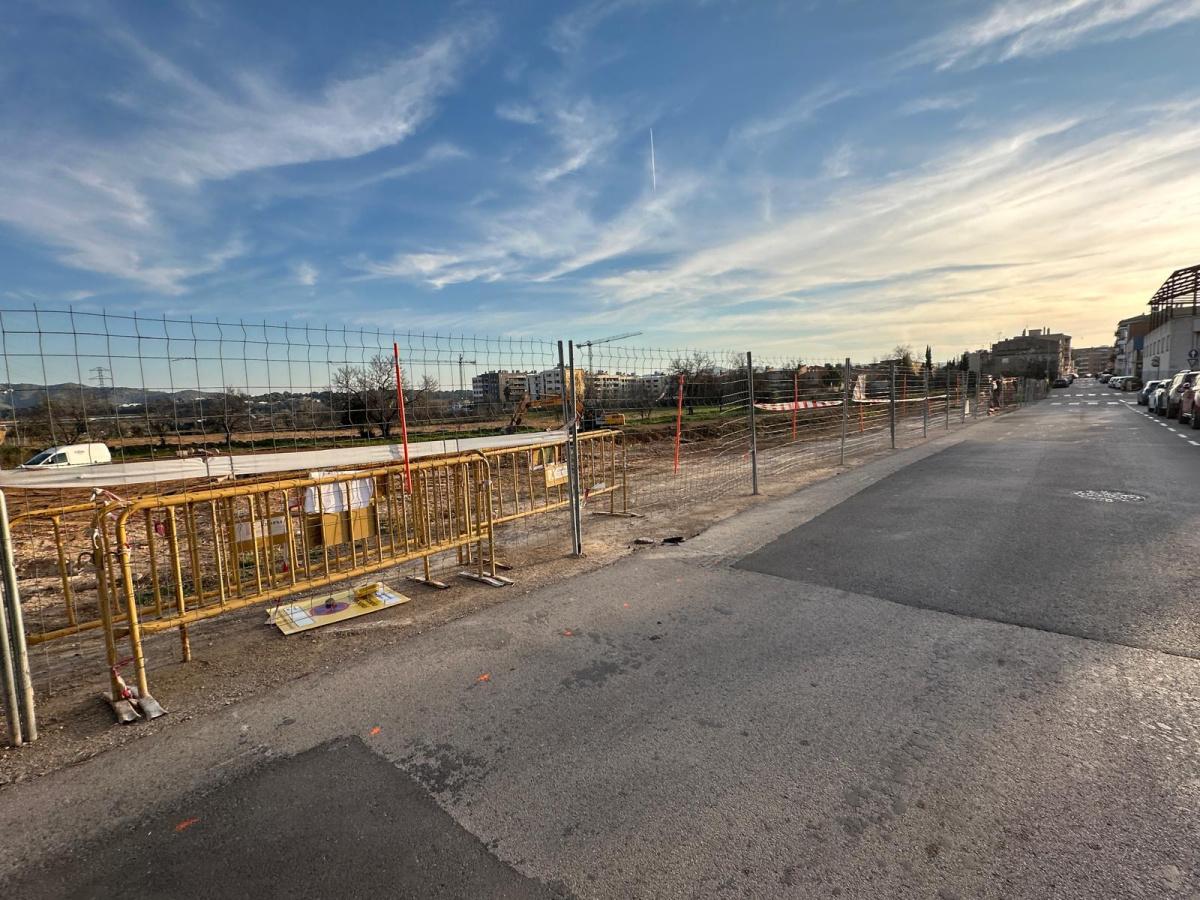 Vilafranca construeix un nou aparcament a Molí d'en Rovira