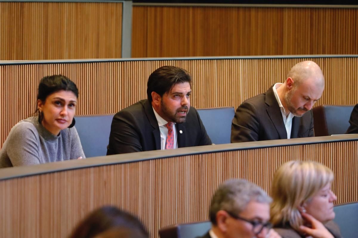 El conseller general del grupo parlamentario de Andorra Adelante Marcos Monteagudo