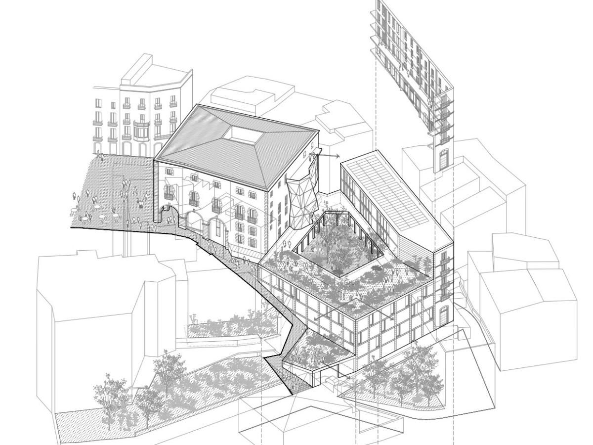 Plànols del futur arxiu comarcal de Manresa