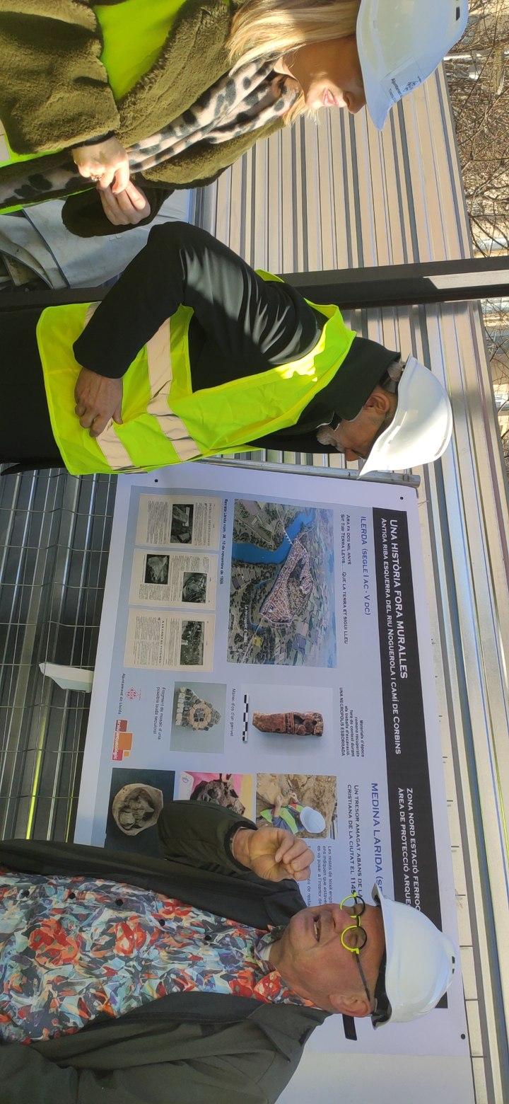 visita alcalde obras nueva estación autobuses Lleida
