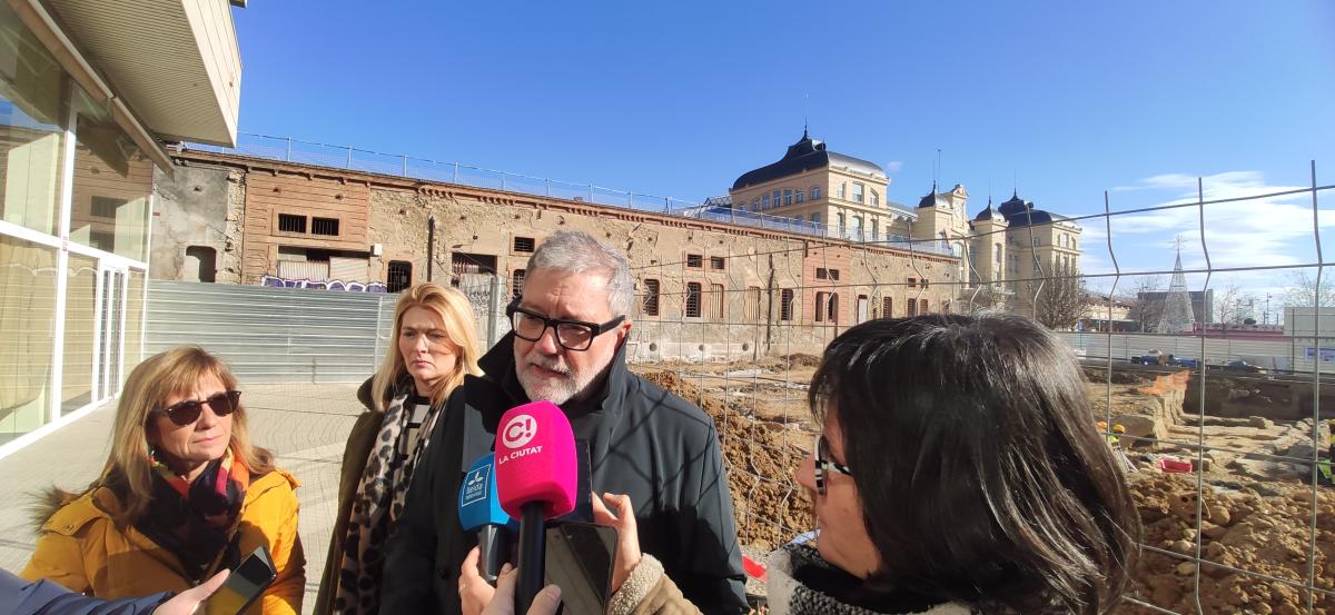 visita alcalde obres nova estació autobusos Lleida