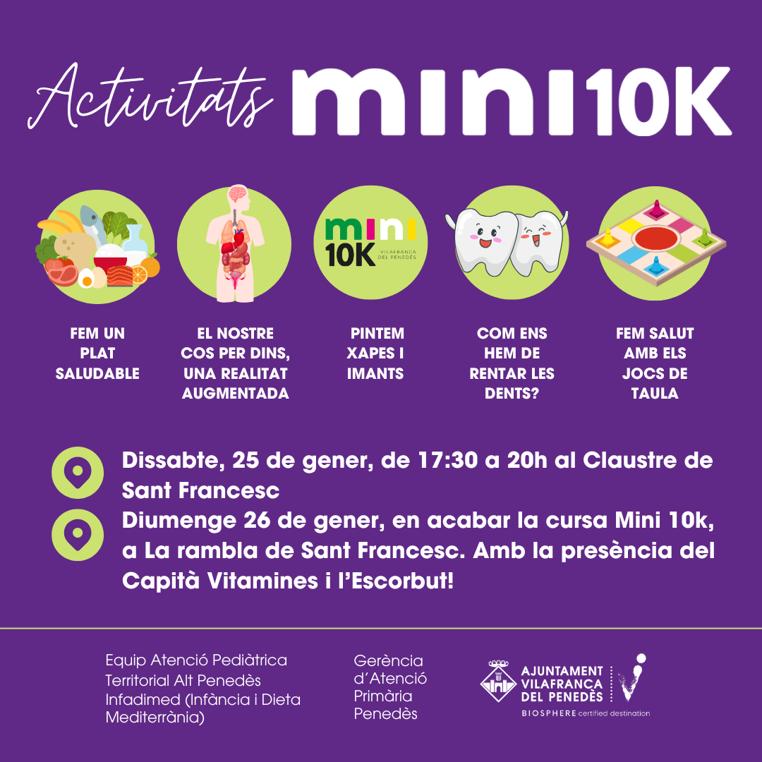 actividades mini 10k vilafranca