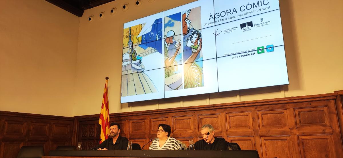presentació Àgora Còmic IEI