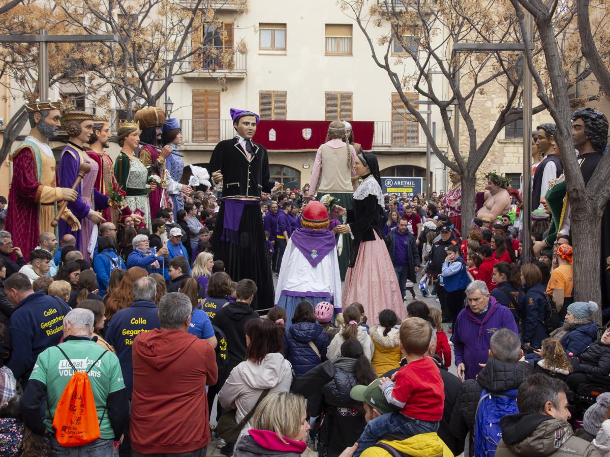 Gigantes en la Fiesta Mayor de Invierno de Vila-seca 2025