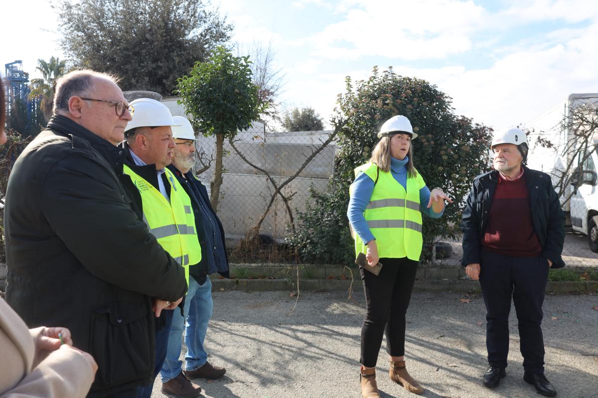 Visita a les obres de millora de la deixalleria de Parets del Vallès 1