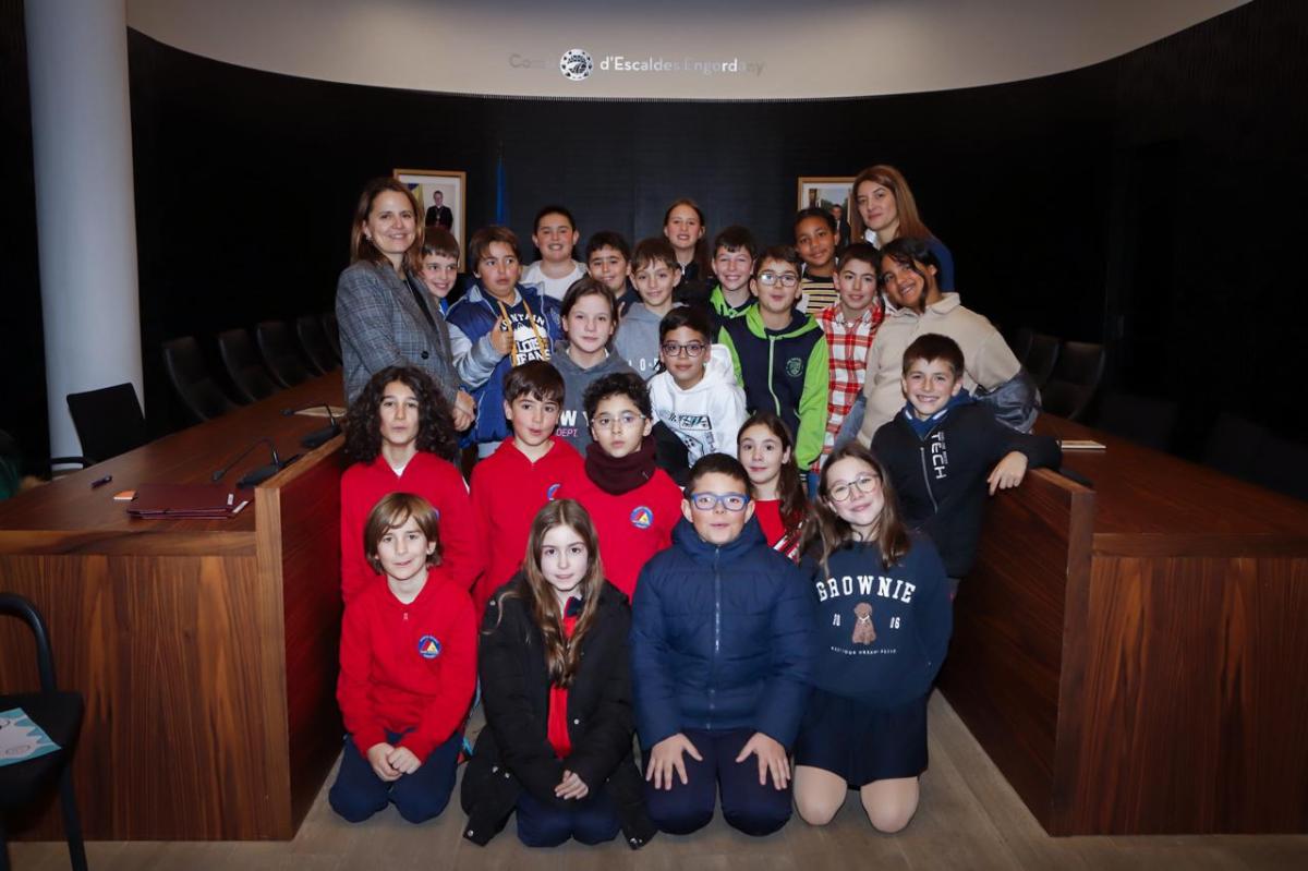 Els participants al consell d'infants d'Escaldes-Engordany 2