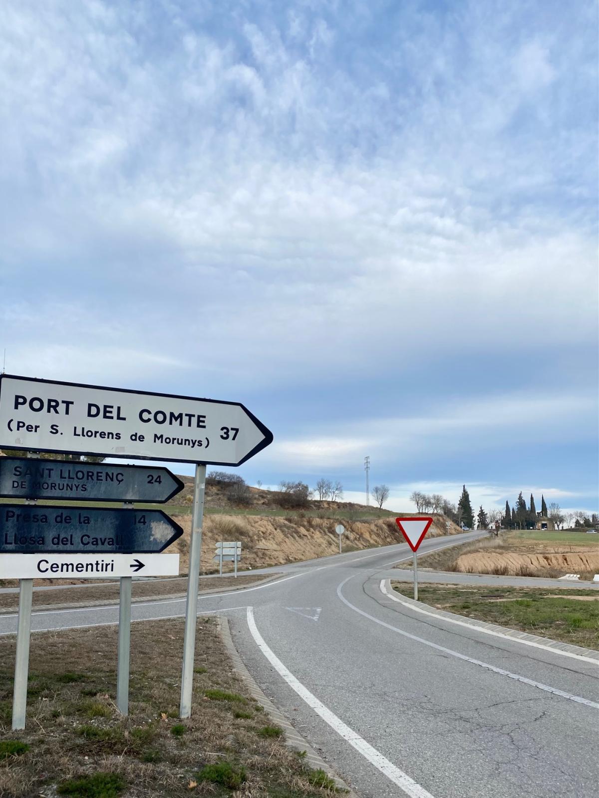 Via d'accés al cementiri de Solsona