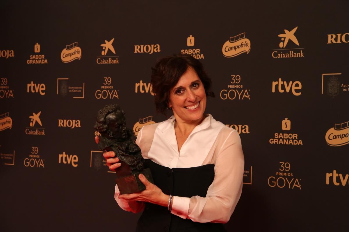 L'actriu Clara Segura recull el Goya a millor interpretació de repartiment per 'El 47'