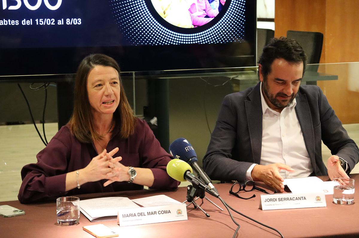La cònsol major d'Ordino, Maria del Mar Coma, i el conseller de Turisme i Dinamització, Jordi Serracanta