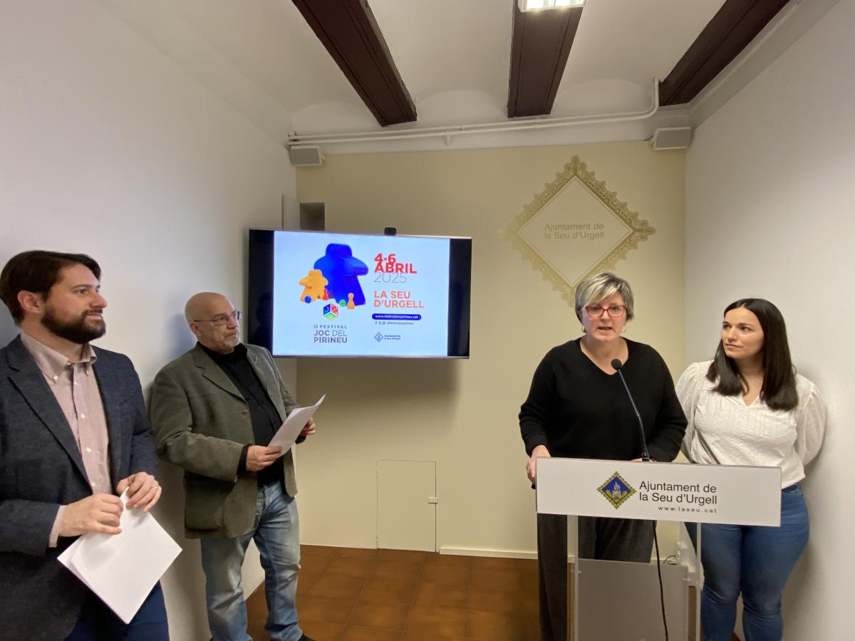 Presentació del IX Festival del Joc del Pirineu de la Seu d'Urgell
