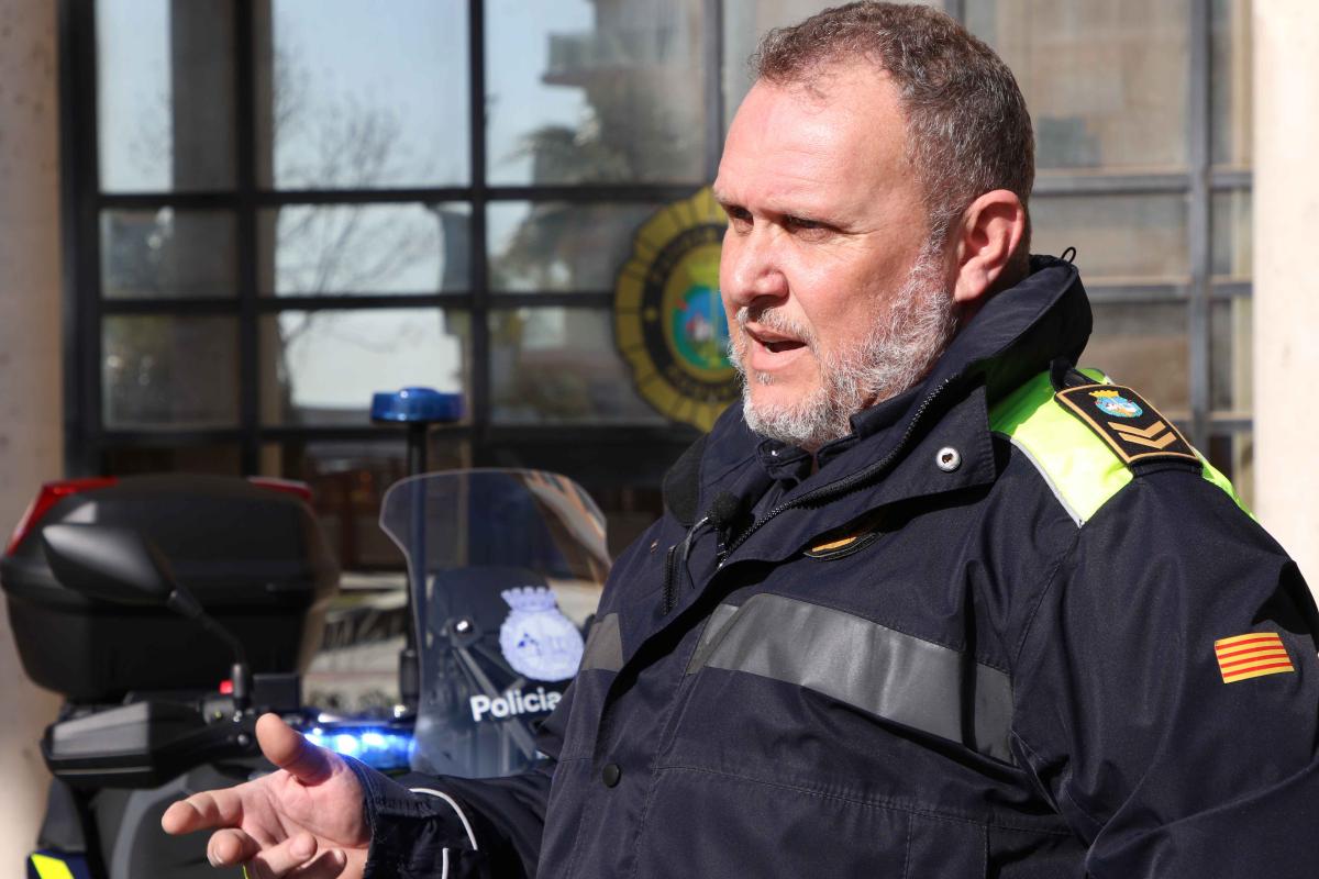 el sergent de la Policia Local de Roquetes, Santi Rodríguez