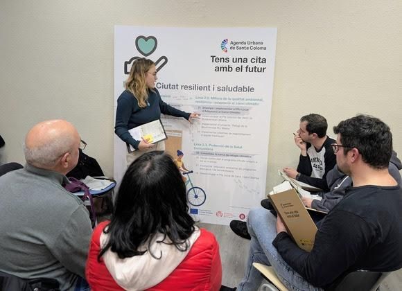 L'alcaldessa de Santa Coloma, Mireia González, presenta l'Agenda Urbana 2