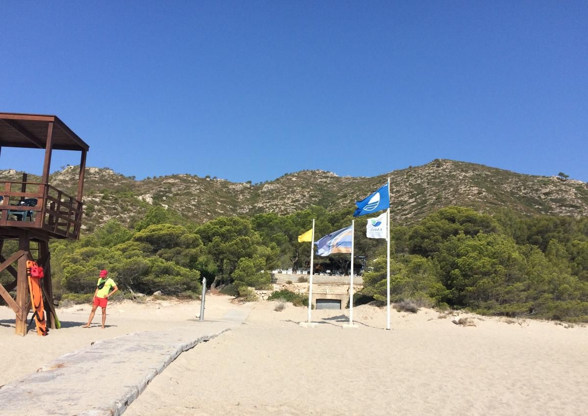 La platja del Torn de l'Hospitalet de l'Infant