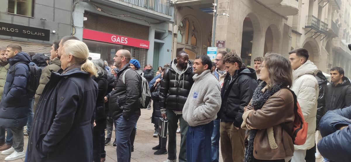 manifestació Lleida CF contra Fèlix Larrosa