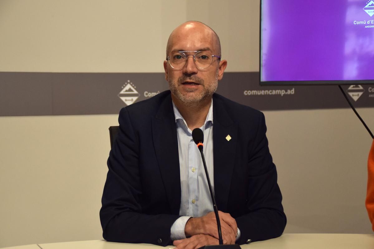 El conseller de Cultura d'Encamp, Joan Sans