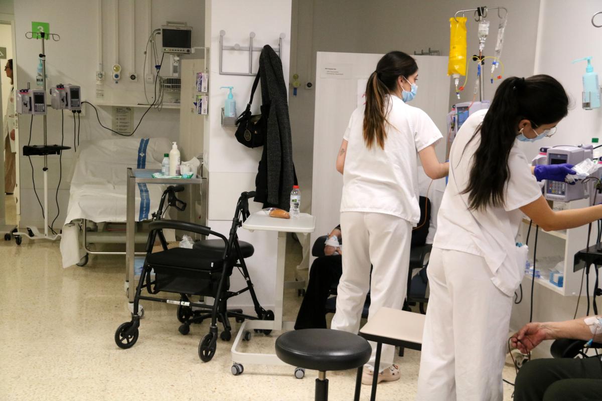 Pacients oncològics a l'Hospital Verge de la Cinta de Tortosa