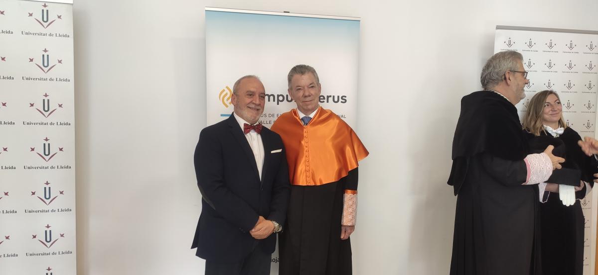 Juan Manuel Santos honoris causa Lleida