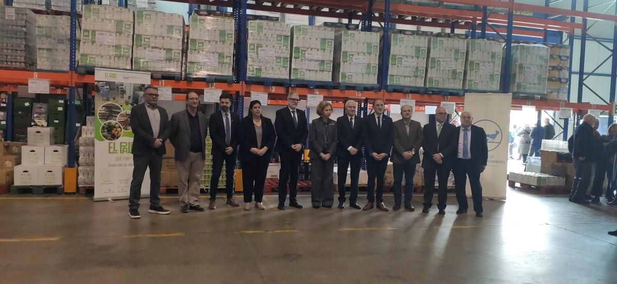 visita Reina Sofía Banc Aliments Lleida