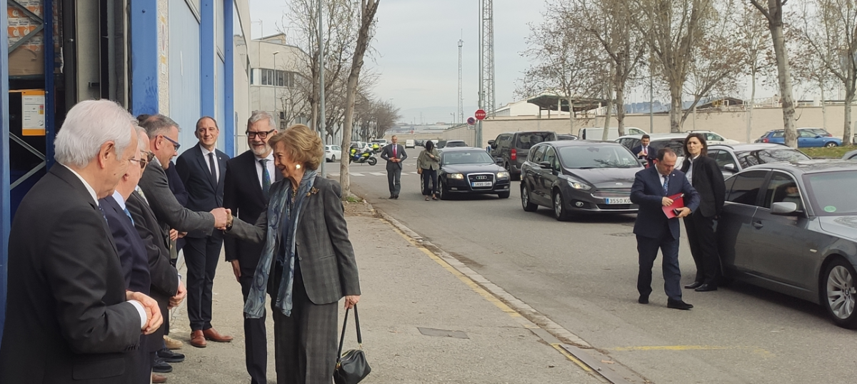 visita Reina Sofía Banc Aliments Lleida