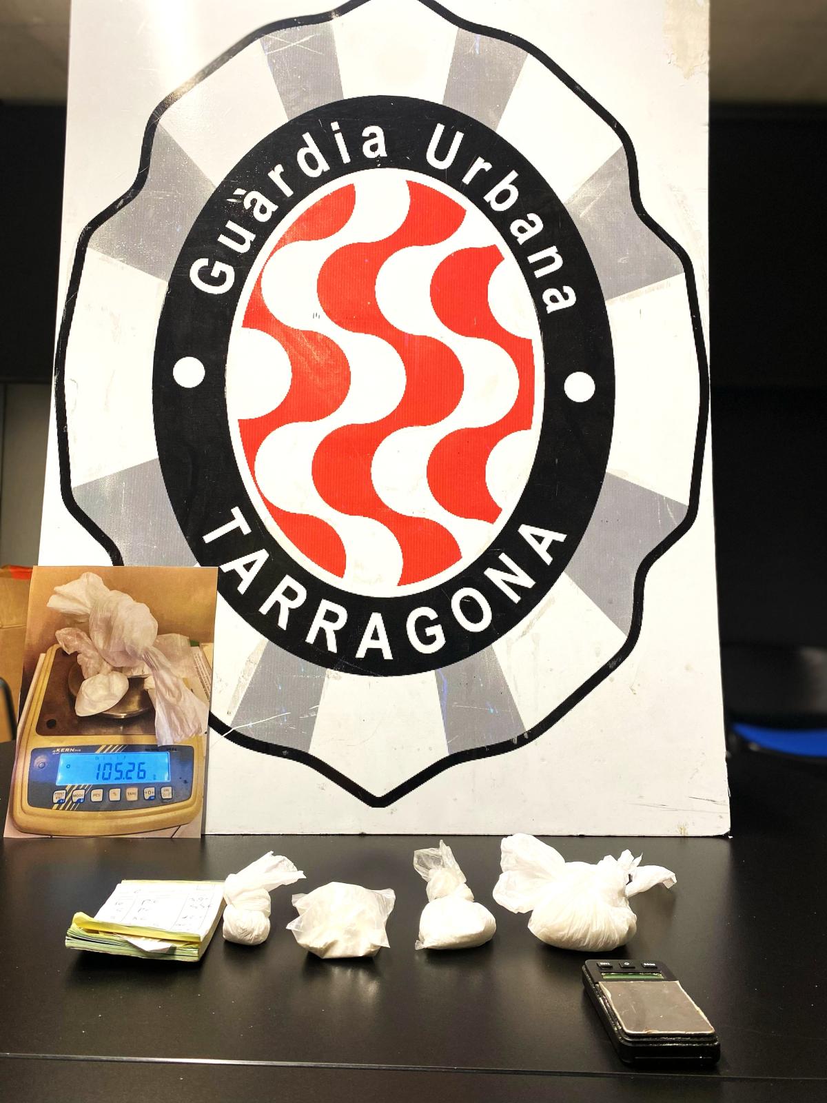 cocaïna intervinguda en un cotxe a Tarragona