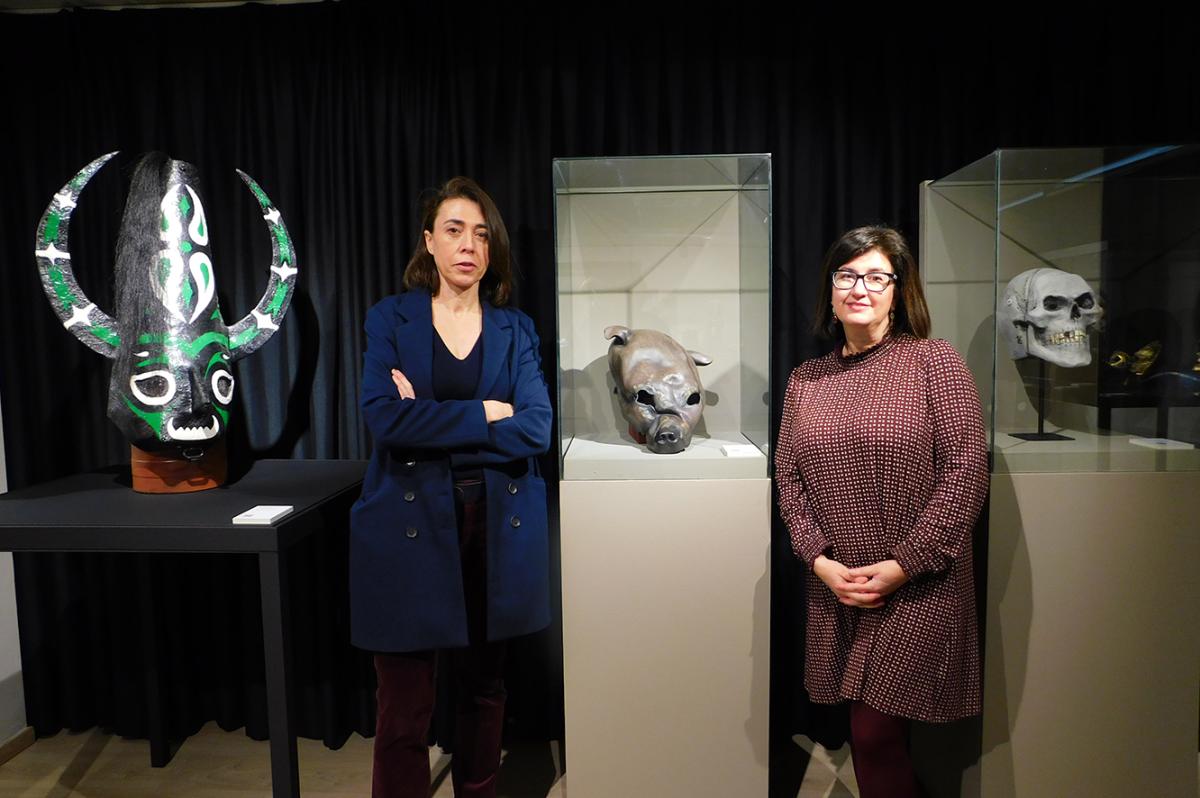 La màscara de l’Ossa d’Ordino exposada al Museu de la Universitat de Valladolid (MUVa)