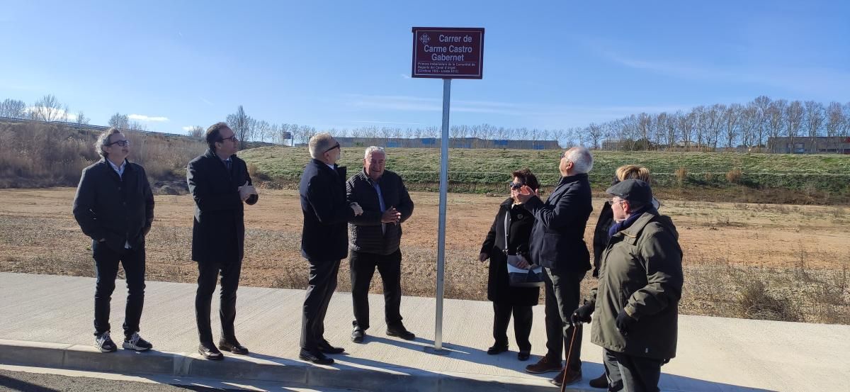 inauguració carrers Lleida polígon Torre Solé