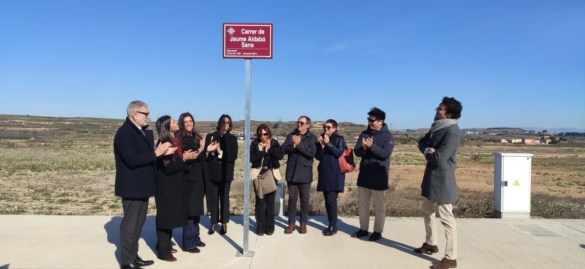 inauguració carrers Lleida polígon Torre Solé
