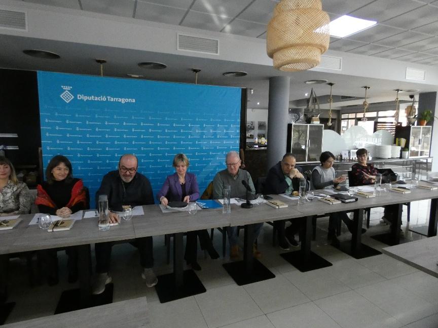 Noemí Llauradó a l'esmorzar amb periodistes de l'Ebre