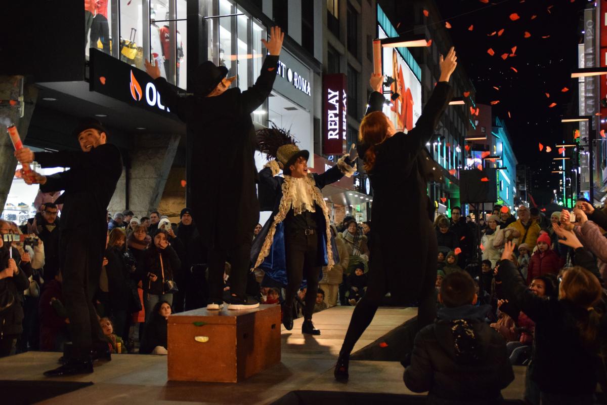 La representació teatral i humorística del pregó del Carnaval d'Andorra la Vella i Escaldes-Engordany