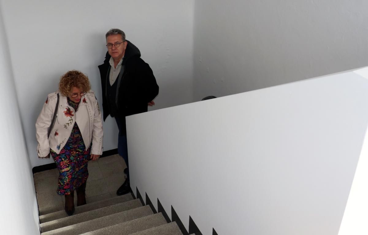 Joan Talarn, ha presidit aquest dissabte la inauguració de la reforma de l’interior de l’habitatge de l’antiga escola de Vilanova de la Sal 1