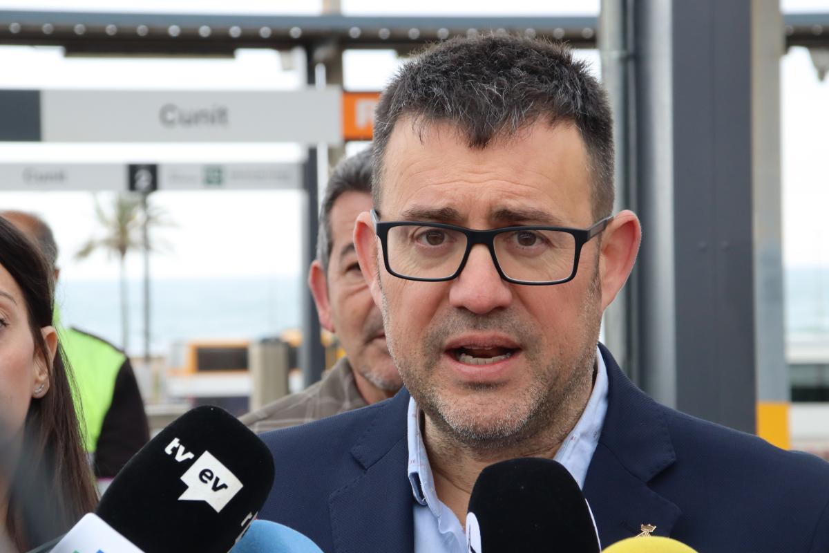El tinent d'alcalde de Cunit, Jaume Casañas