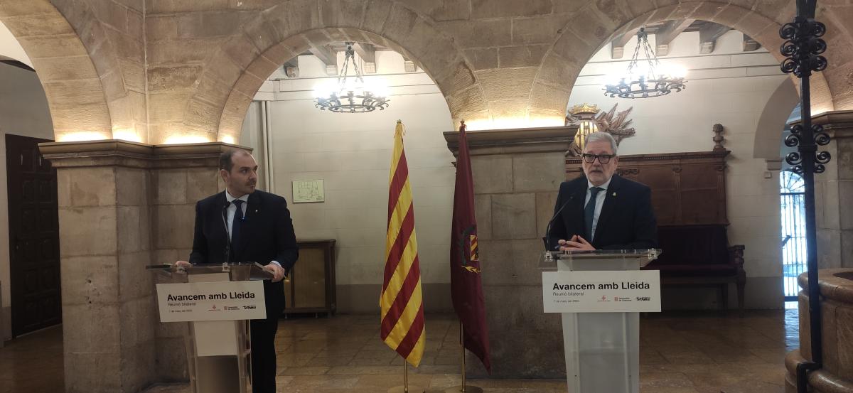 reunió de la Comissió Bilateral Paeria-Generalitat