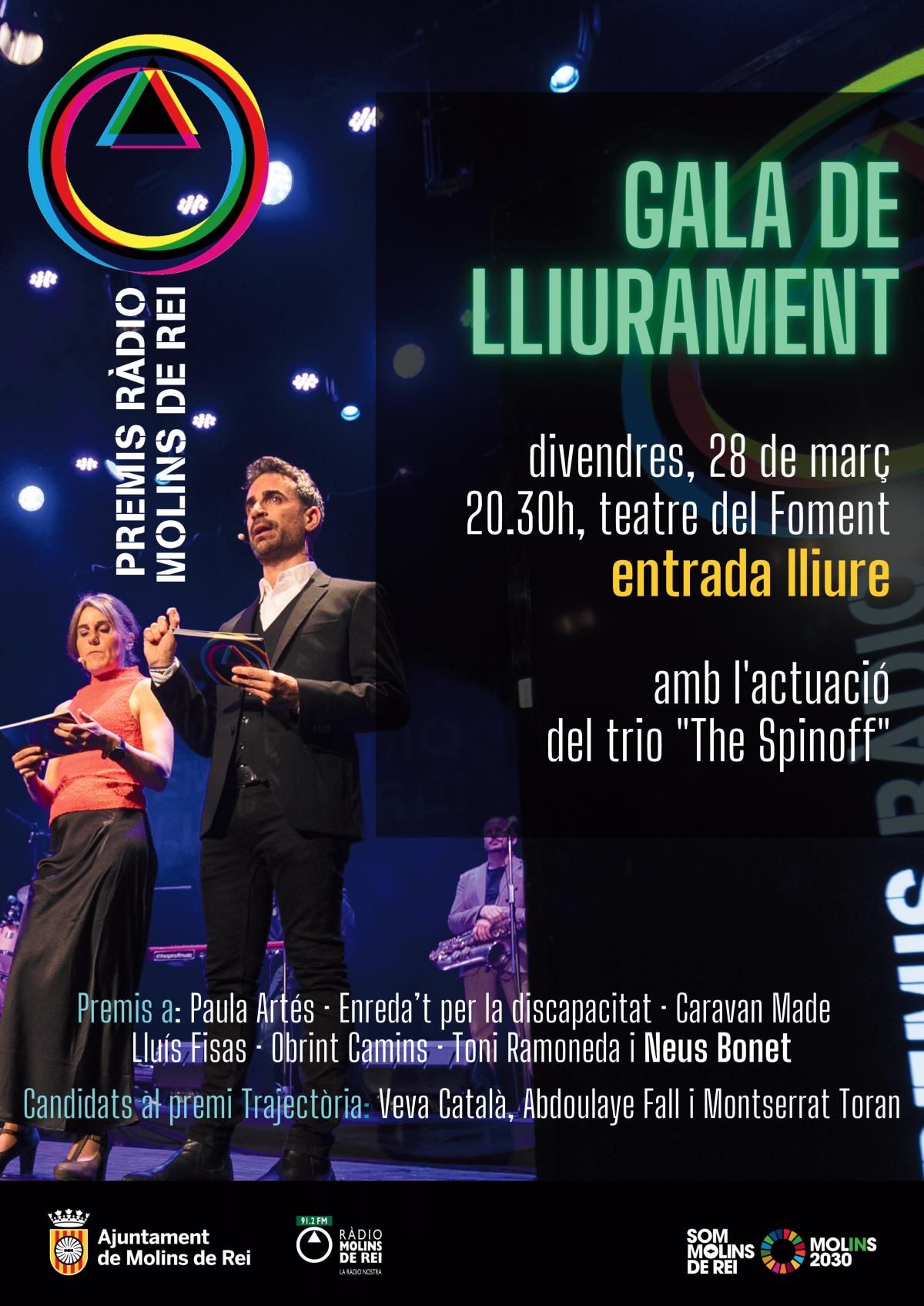 Cartell Gala Premis Ràdio Molins 2025
