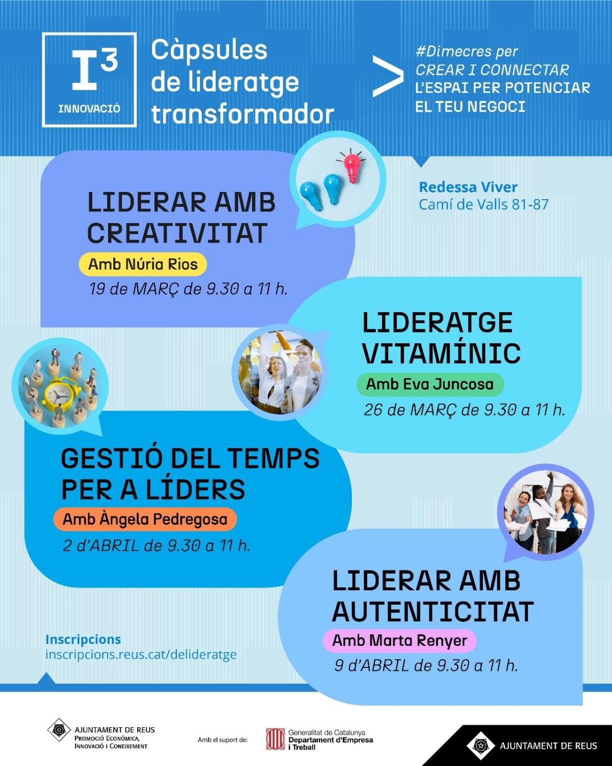 Cartell capsules de lideratge emprenedor
