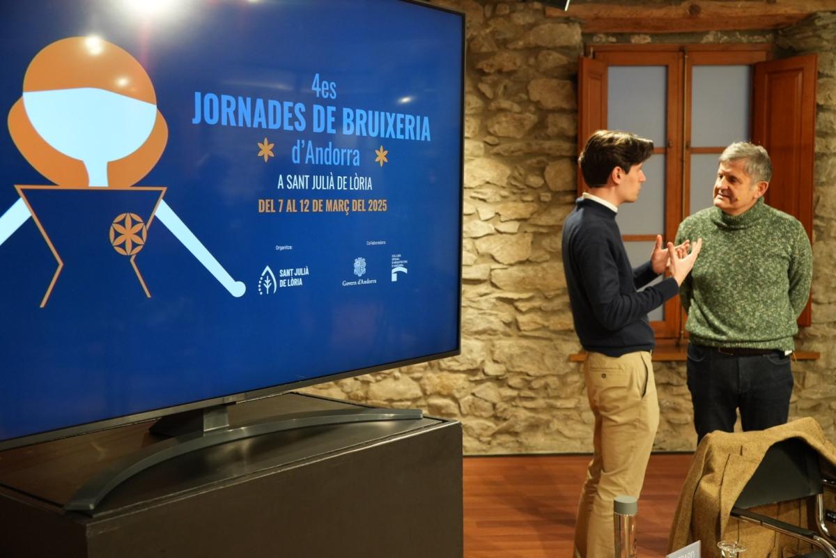 Un moment de les 4es Jornades de bruixeria d'Andorra