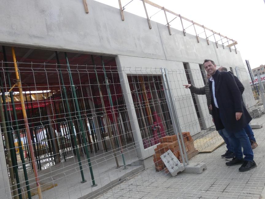Visita d’obres a la llar d’infants del barri de Ferreries 2