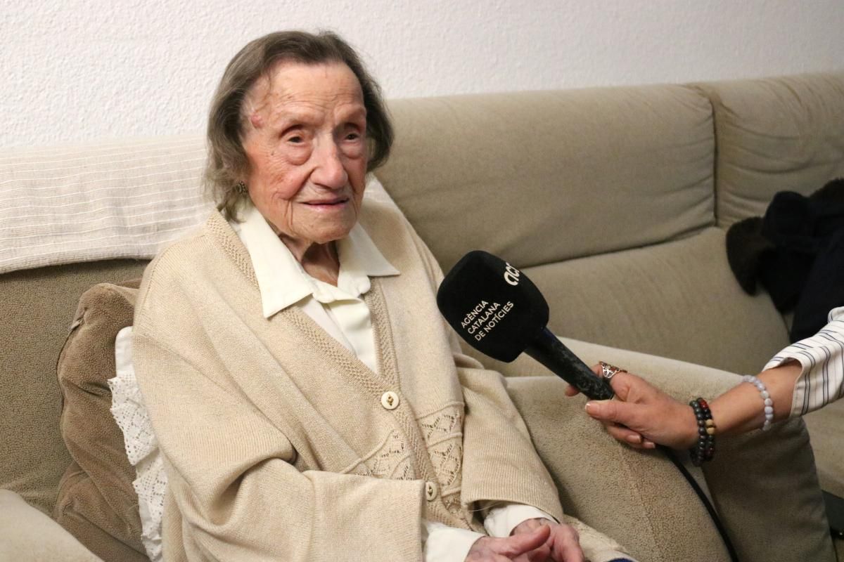 Angelina Torres, la mujer mayor de Cataluña 1