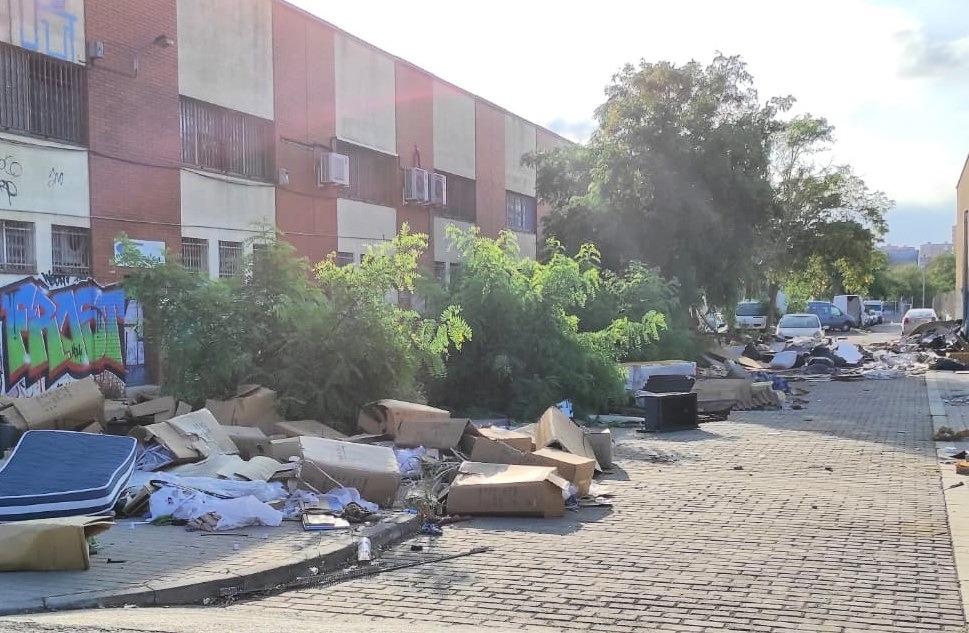 Estado anterior calle de Les Cosidores