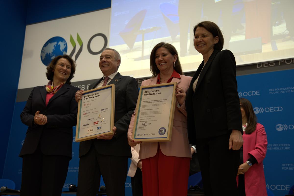 Barcelona es converteix en la primera zona franca mundial en rebre el certificat de seguretat i transparència de l'OCDE 1