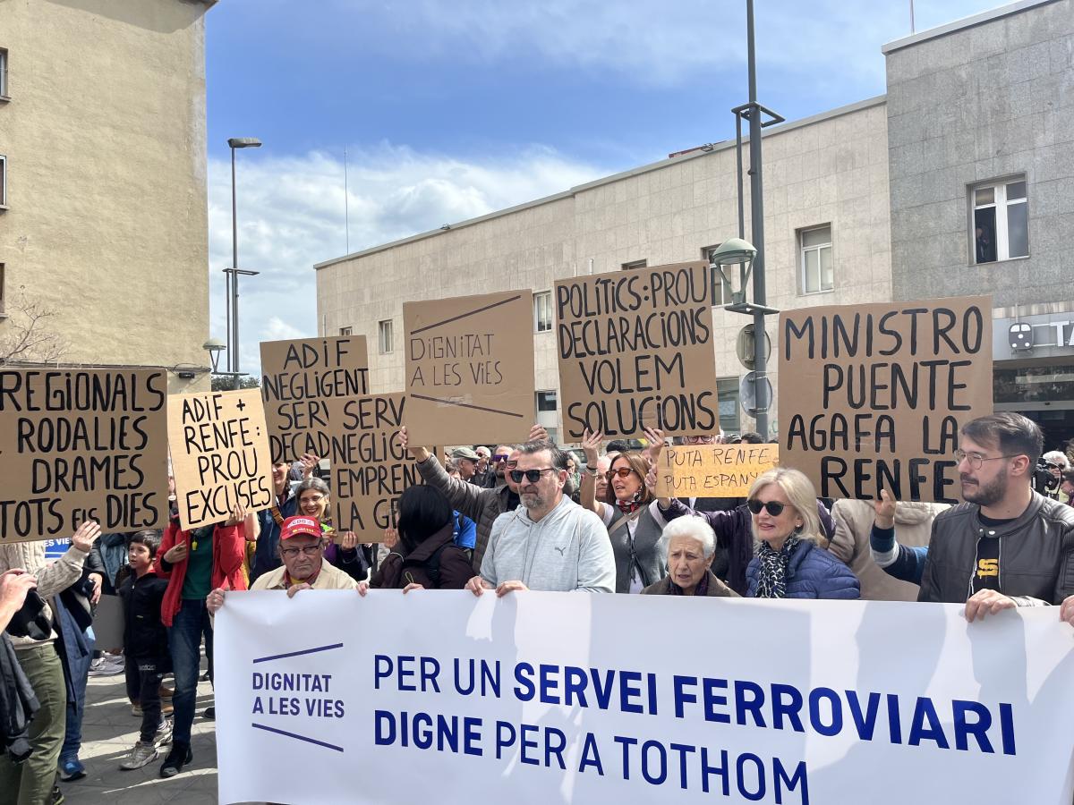 manifestacio trenes tarragona