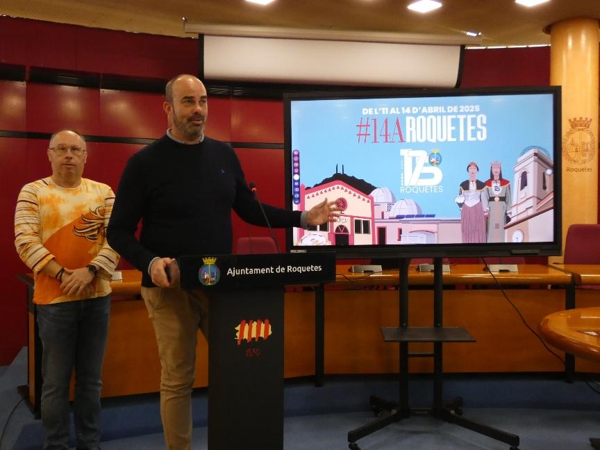 Presentació dels actes del 175è aniversari de la fundació de Roquetes
