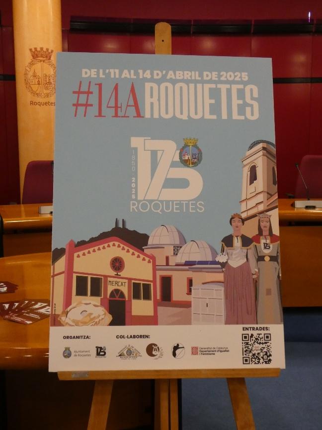 Presentació dels actes del 175è aniversari de la fundació de Roquetes