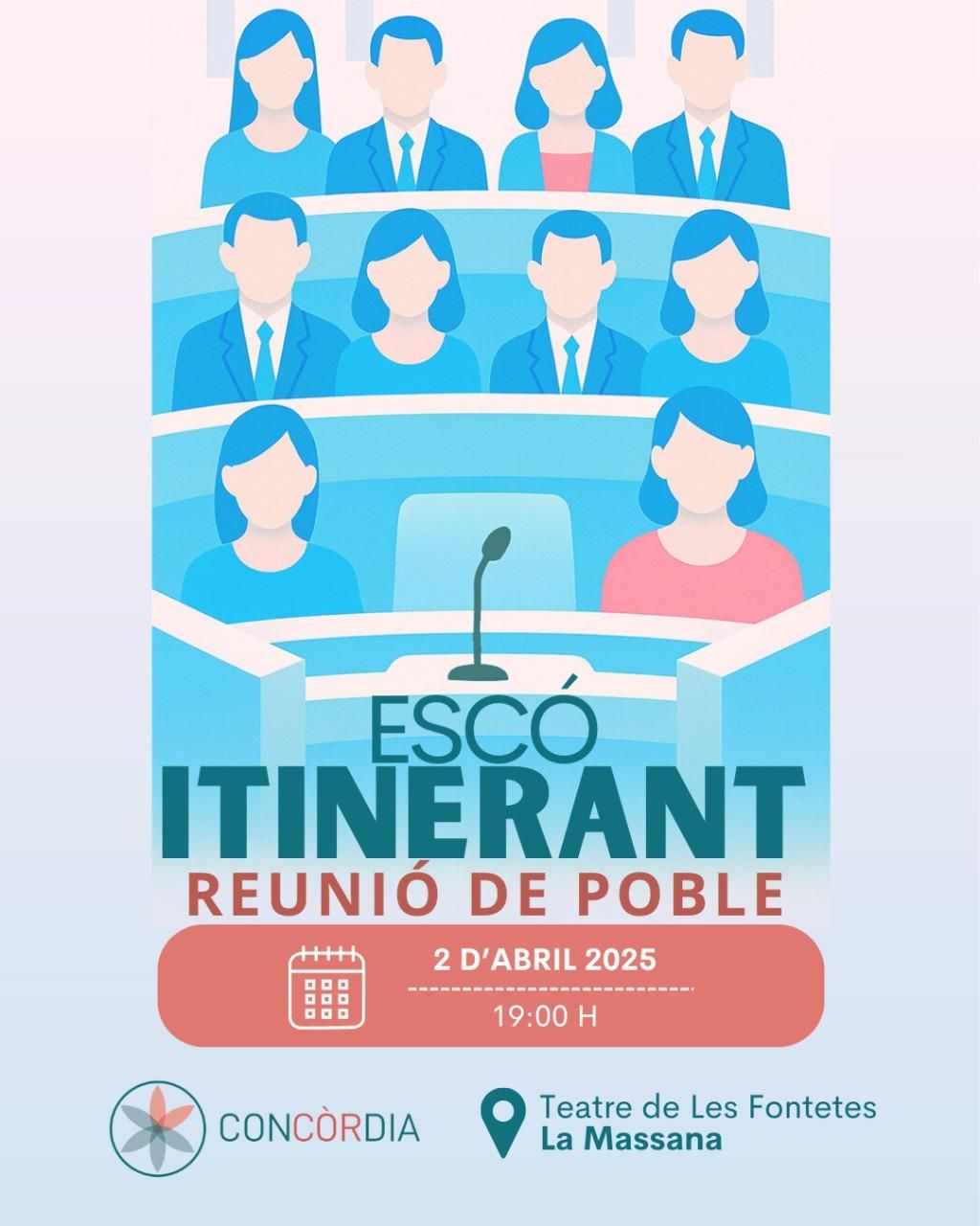 Cartell Escó Itinerant_Acte Concòrdia 02042025