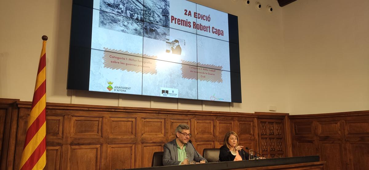 presentació Premis Robert Capa d'Aitona