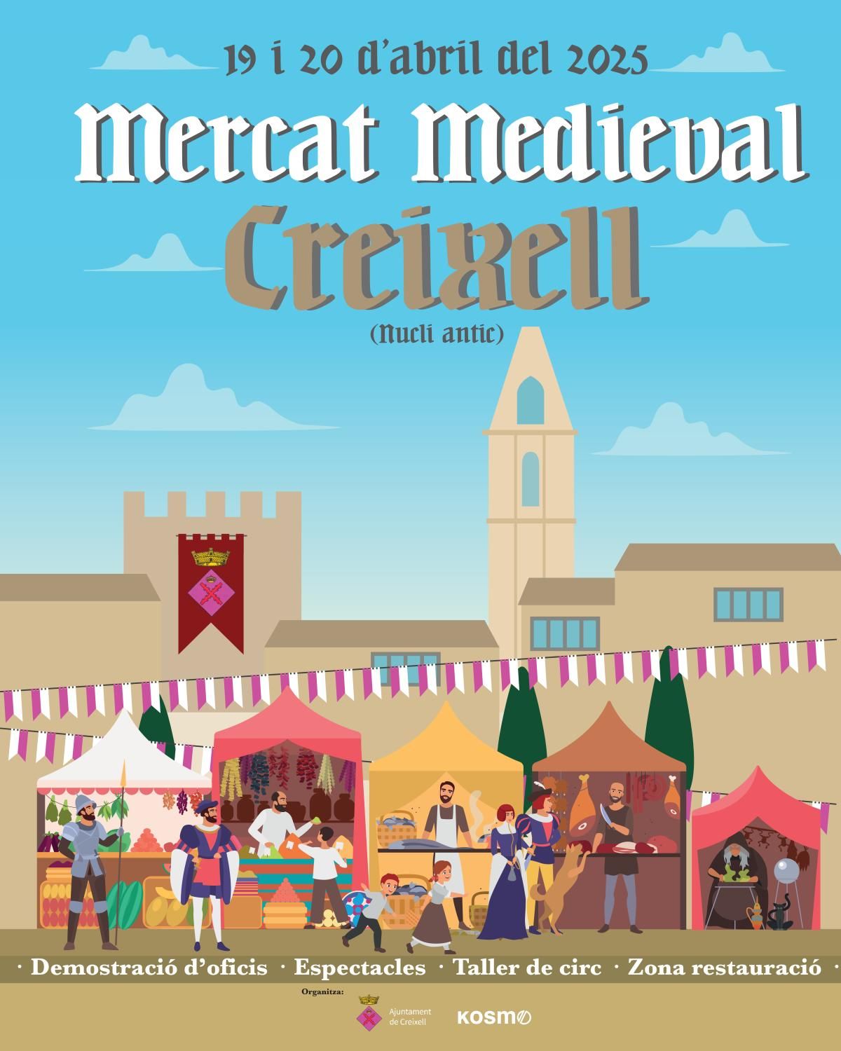 mercado medieval creixell