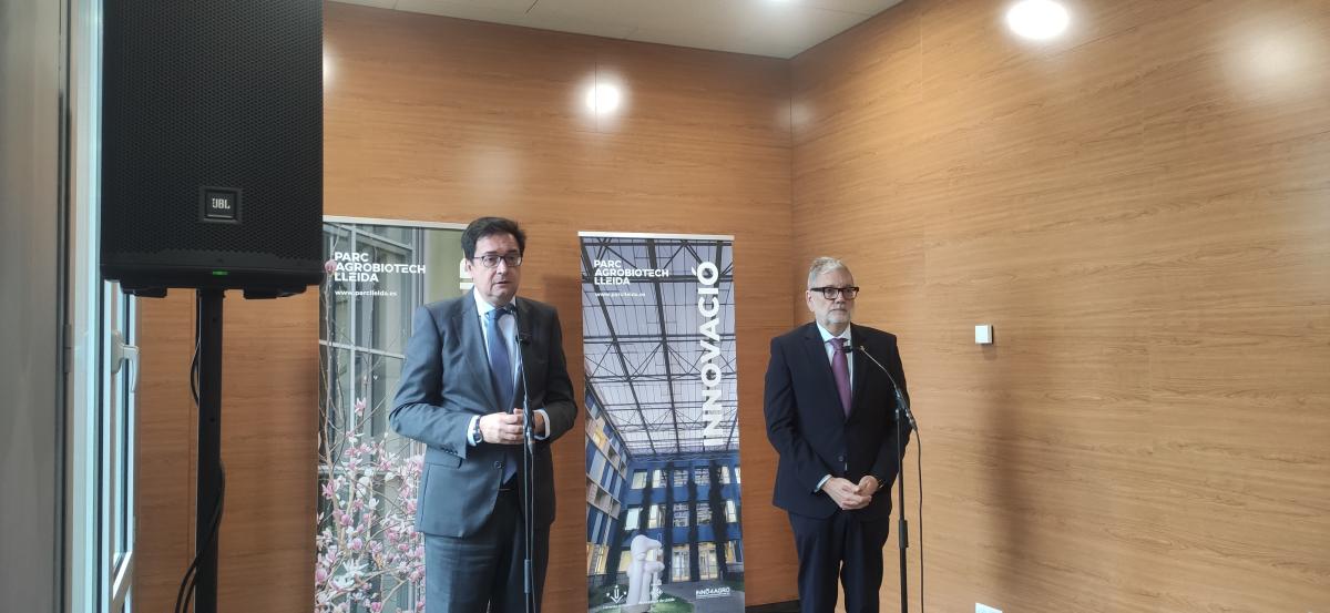 visita ministre Óscar López Parc Agrobiotech Lleida