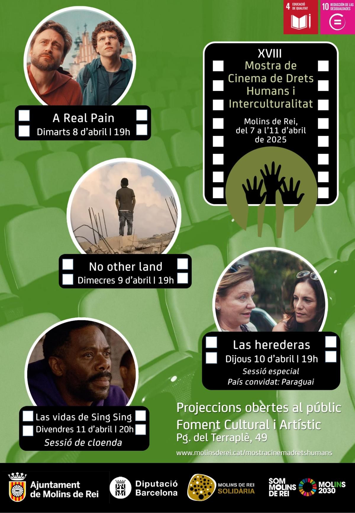 18ª Muestra de Cine de los Derechos Humanos de Molins de Rei