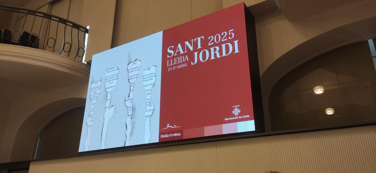 presentació Sant Jordi 2025 Lleida